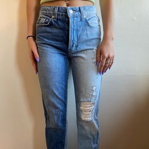 revice two toned mom jeans!